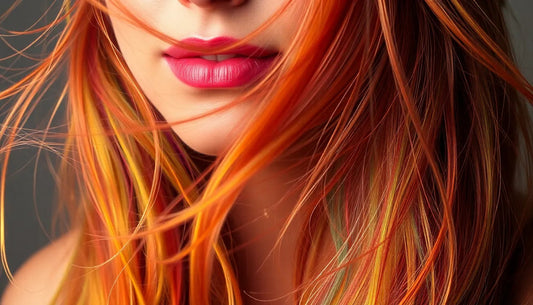 AI image of woman with orange hair