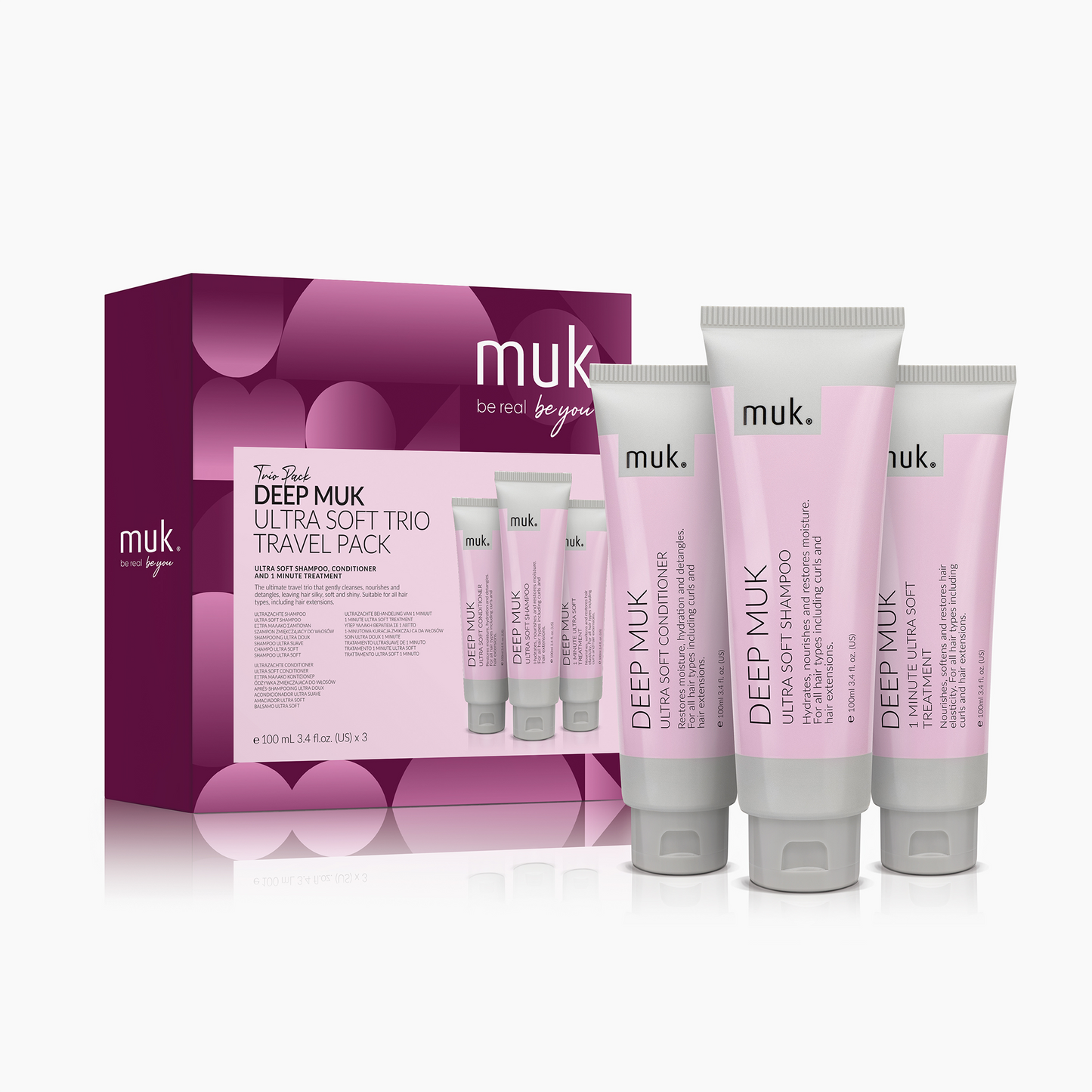 Deep muk Ultra Soft Trio Travel Pack 100ml