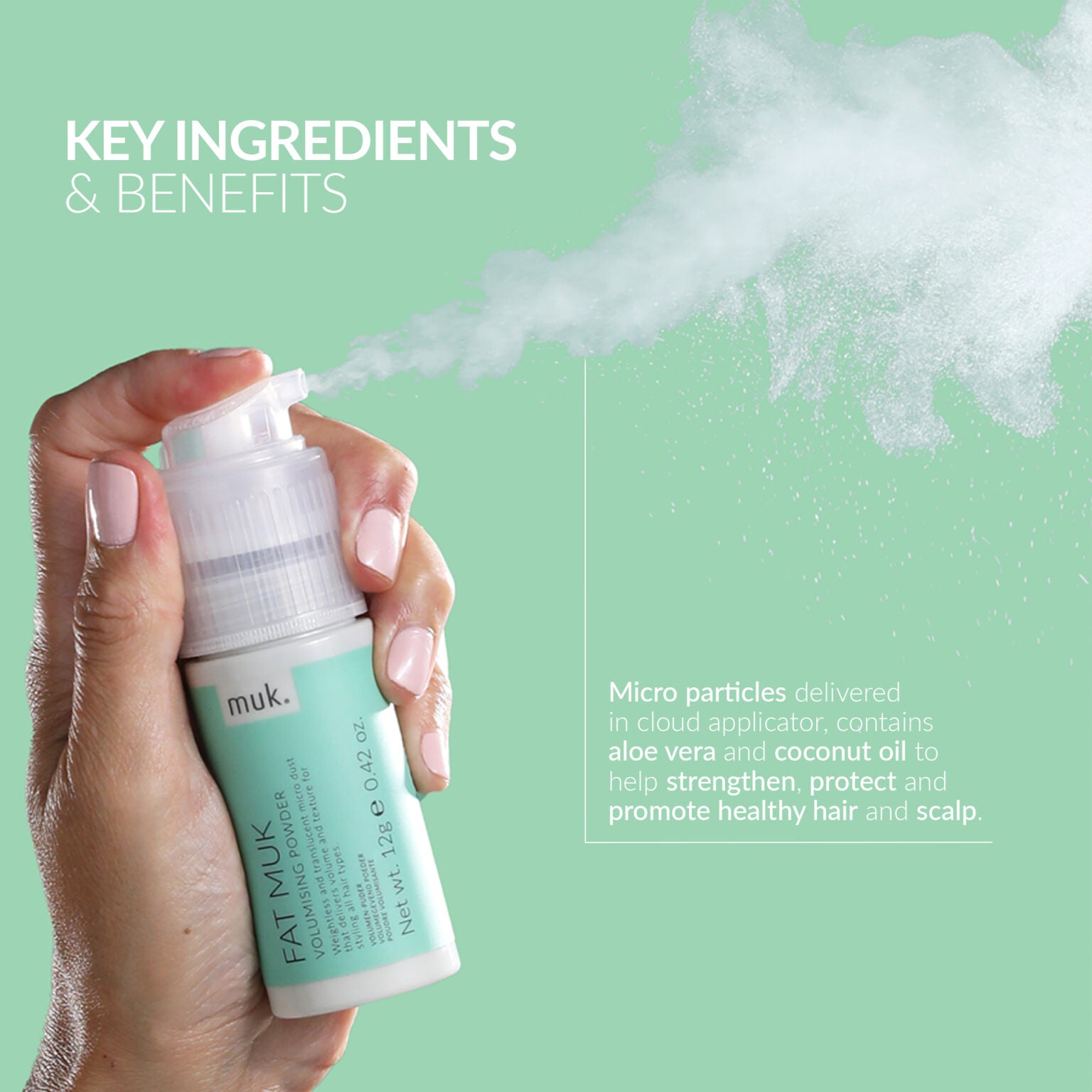 Fat Muk Volumising Powder-Weightless Volume and texture/Muk Haircare