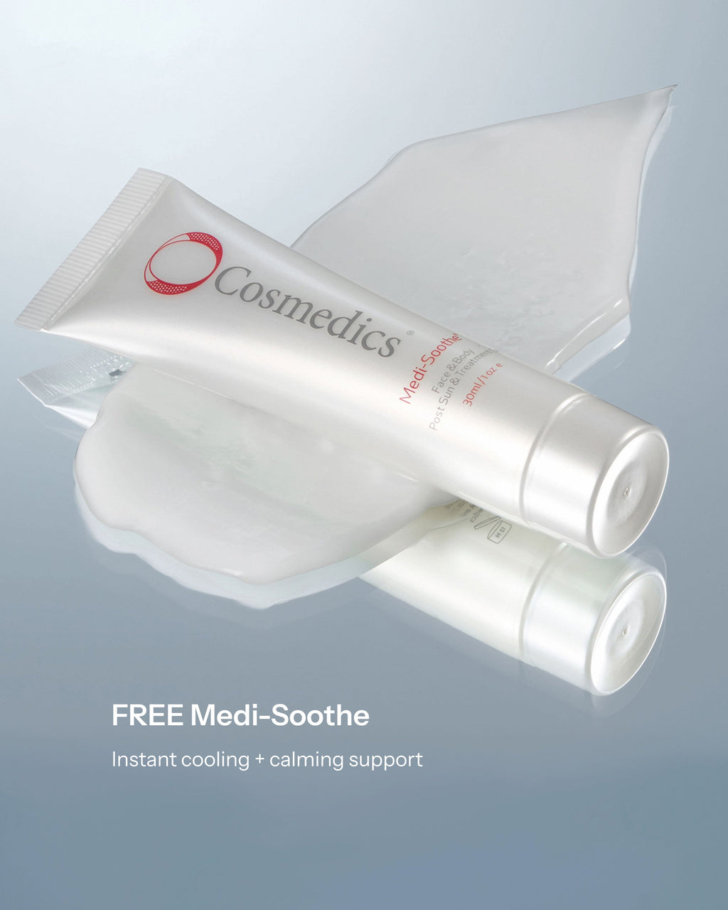O Cosmedics Calm & Soothe Trio skincare benefits image