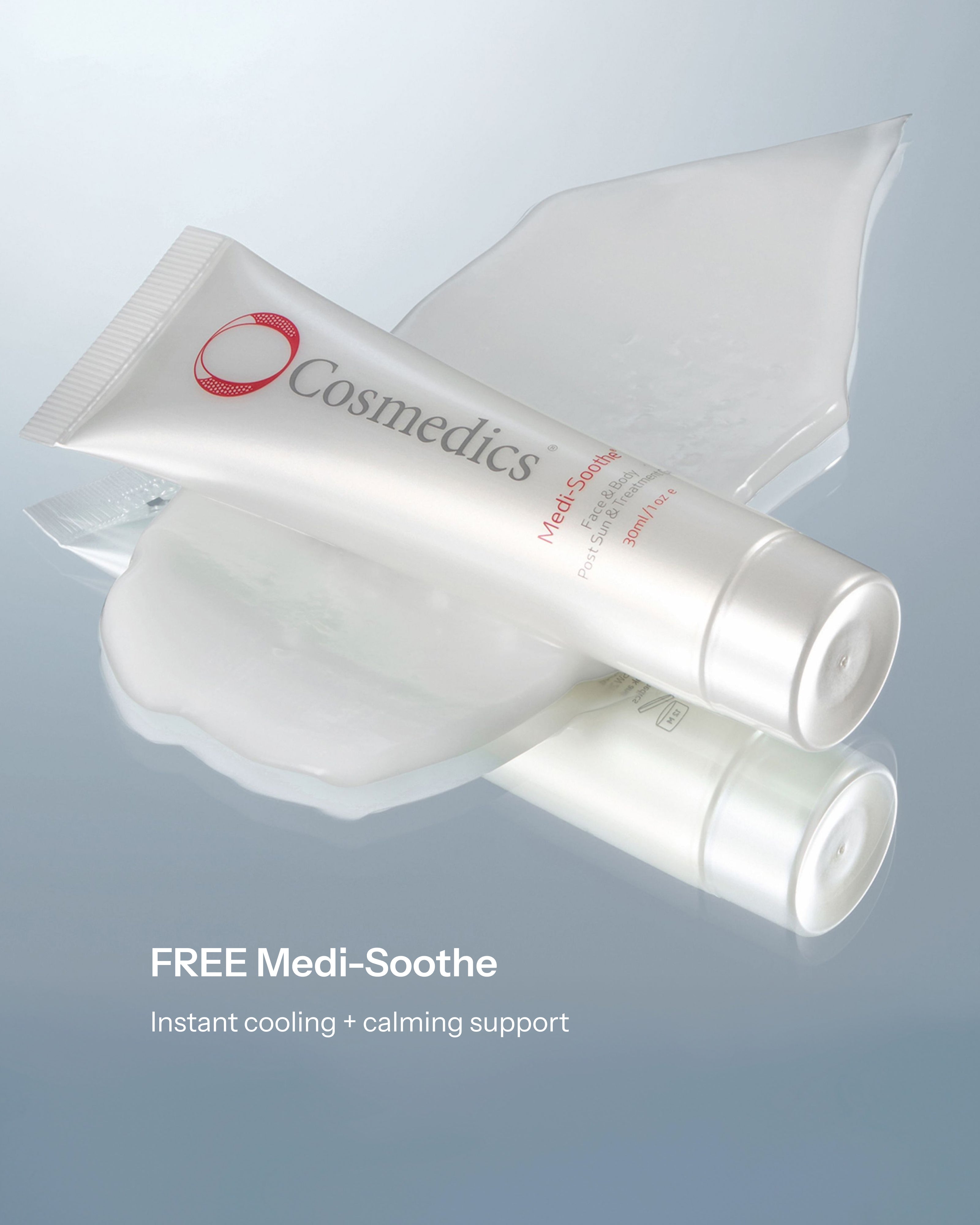 O Cosmedics Calm & Soothe Trio skincare benefits image