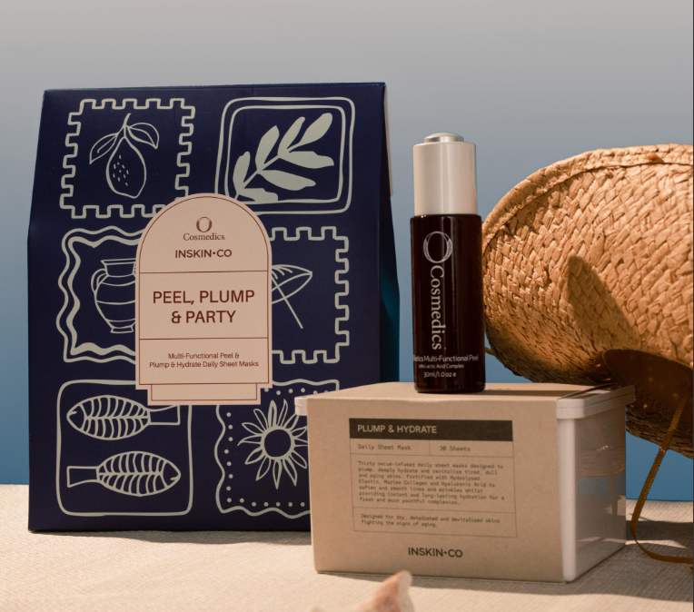 O X INSKIN.CO Peel, Plump, Party Duo