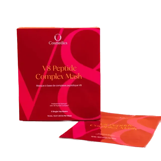 V8 Peptide Sheet Mask Pack Of 5 | O Cosmedics - Skin Mind Beauty Hair